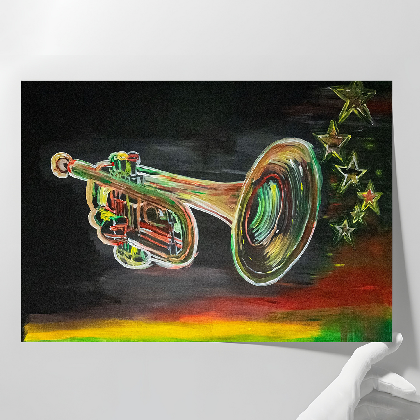 Star Trumpet Limited Edition Print 11"x14"
