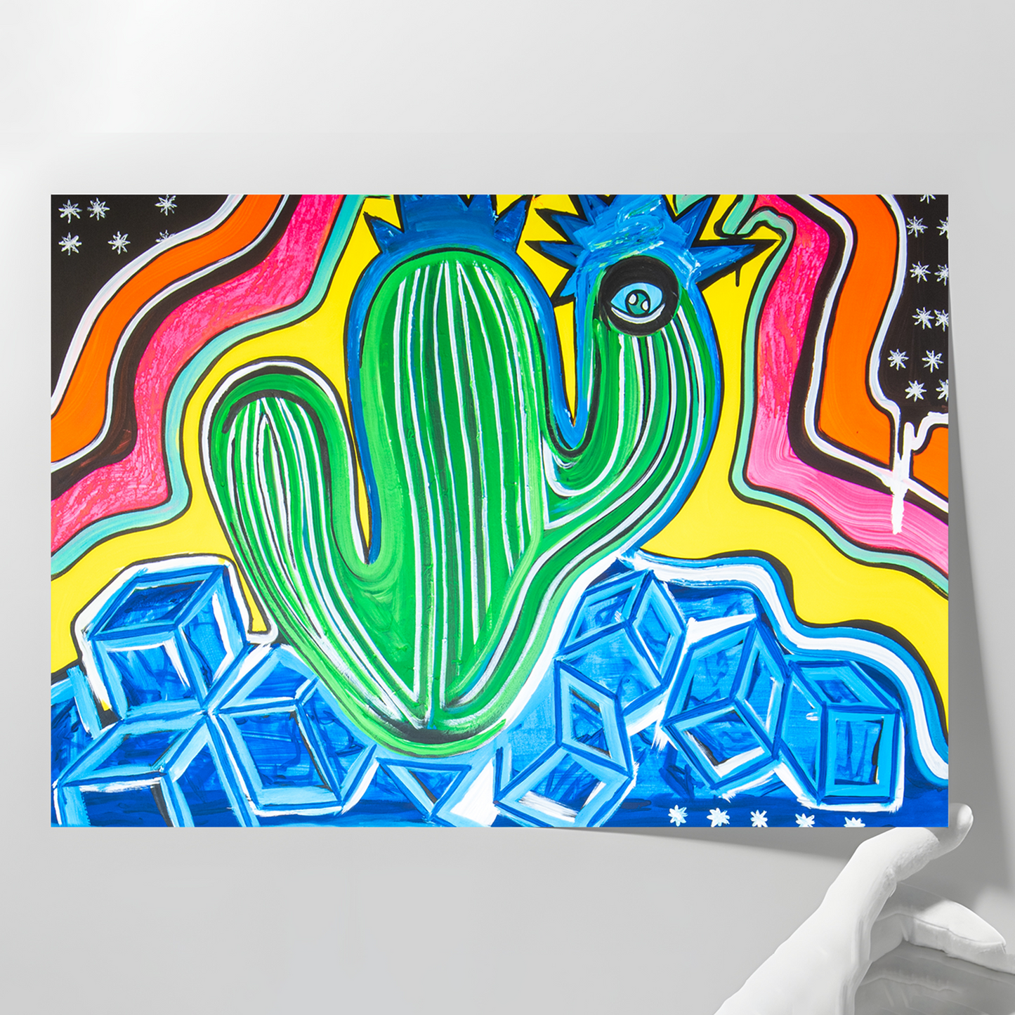 Iced Cacti Limited Edition Print 11"x14"