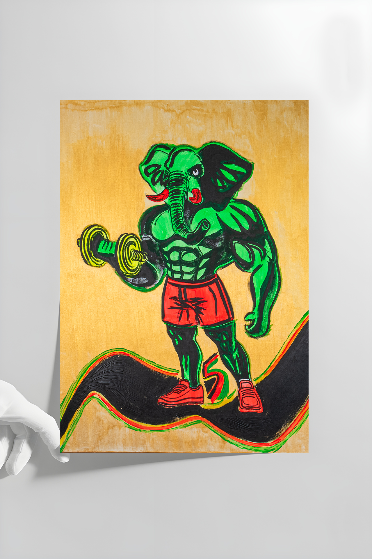 Trillion Dollar Elephant Limited Edition Print 11"x14"