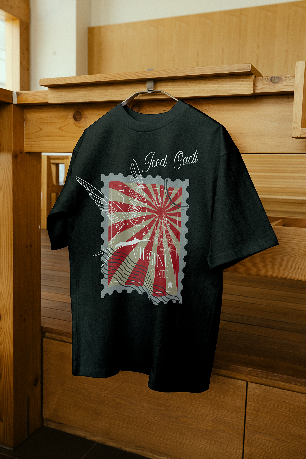 Iced Cacti Virginia Postal T Shirt