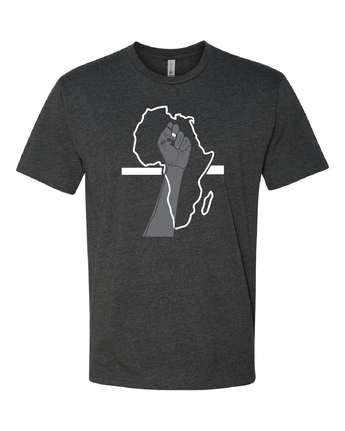 Matumaini (Hope) Africa Charcoal T-Shirt