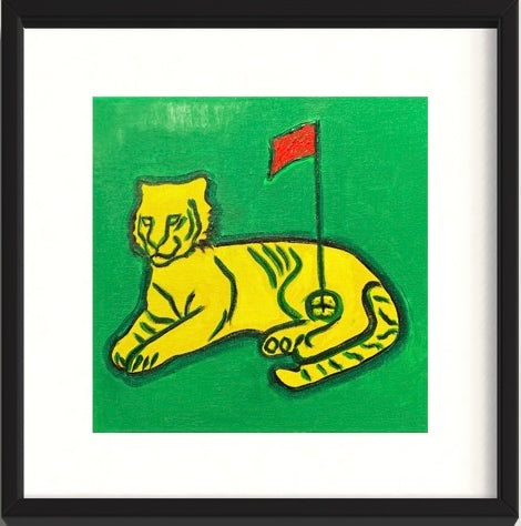 Golf Tiger 12"x12" Limited Edition Prints